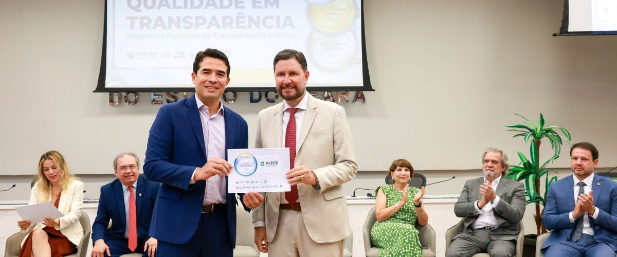 Gestão: Alece conquista Selo Diamante e entra para o grupo das instituições públicas mais transparentes do Brasil