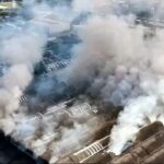 Prejuízo: Incêndio de grandes proporções atinge pavilhão da Ceasa no Rio de Janeiro