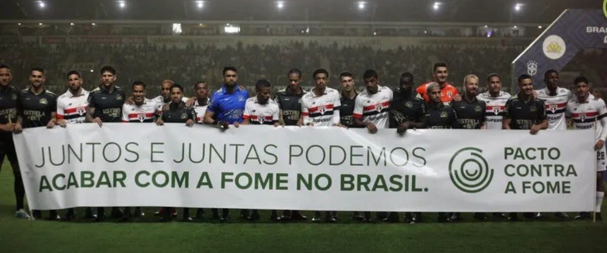 Pacto: Brasileirão 2025 deixa legado de conscientização contra o desperdício de alimentos em parceria com o Pacto Contra a Fome