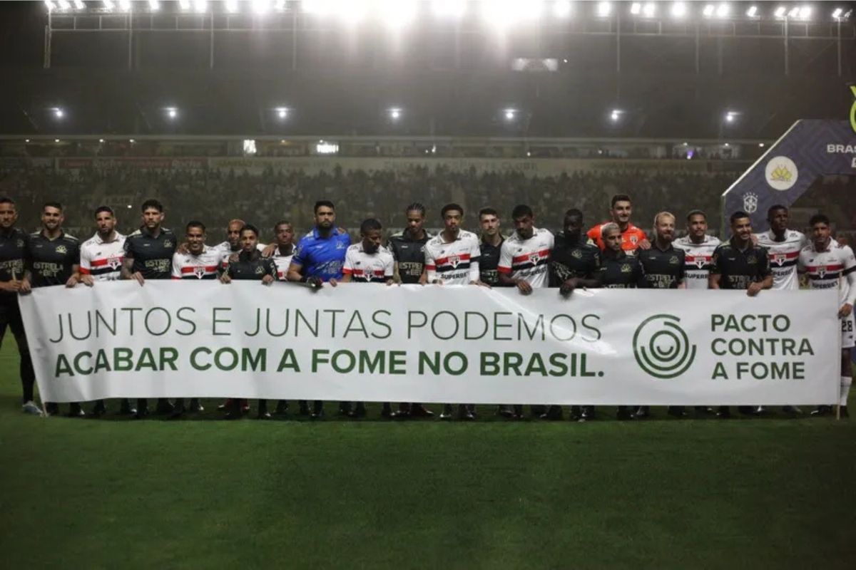 Pacto: Brasileirão 2025 deixa legado de conscientização contra o desperdício de alimentos em parceria com o Pacto Contra a Fome