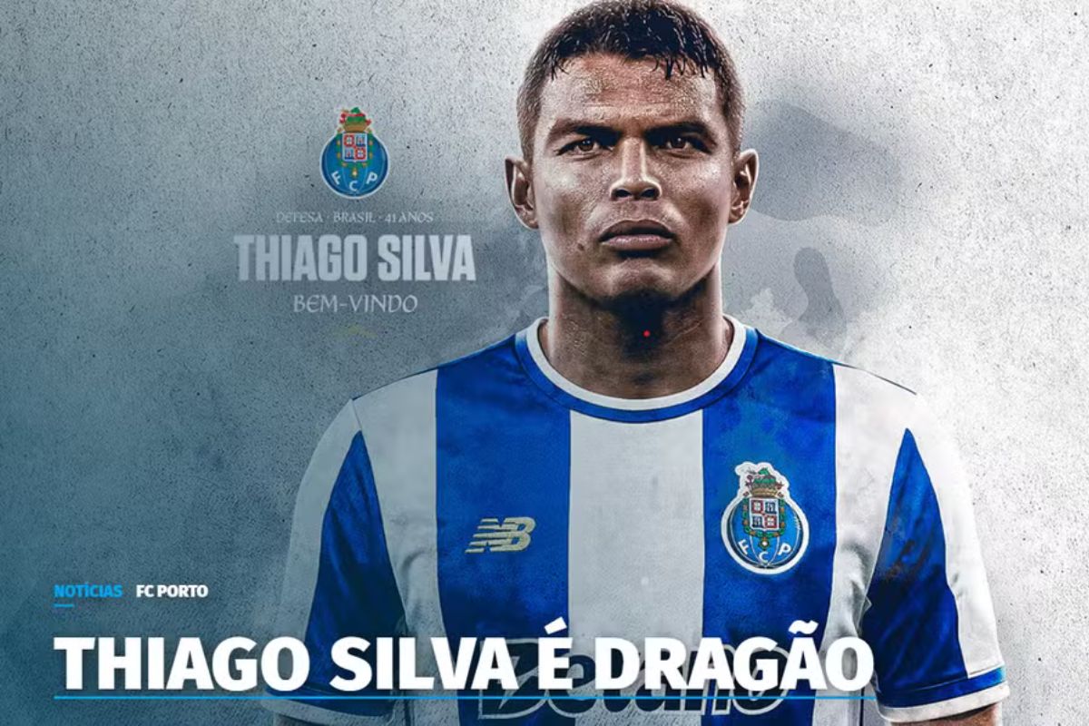 Futebol: Thiago Silva é anunciado como novo reforço do Porto até 2026