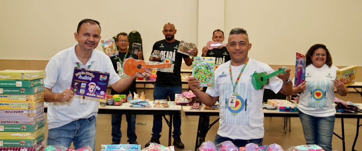 Solidariedade: Campanha Natal Ceará Sem Fome inicia arrecadação e triagem de brinquedos no Centro de Eventos