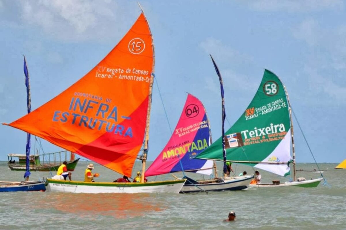 Cultura: Regata de Canoas de Caetanos ganha reforço da Construtora Brava e fortalece tradição no litoral oeste do Ceará