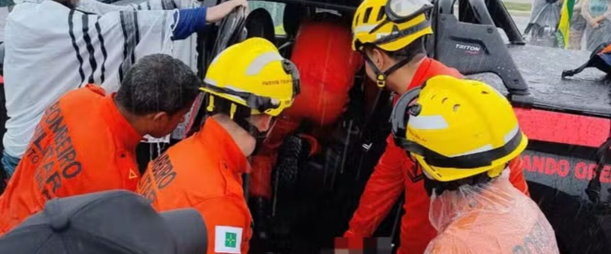 Incidente: Raio atinge manifestantes em Brasília e deixa 24 hospitalizados durante ato político
