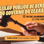 Leilão: Seplag-CE realiza leilão online de veículos e bens do Estado nesta sexta-feira (16)