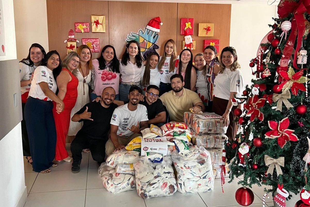 Solidariedade: Inec encerra Natal Sem Fome 2025 com mais de 214 toneladas de alimentos arrecadados