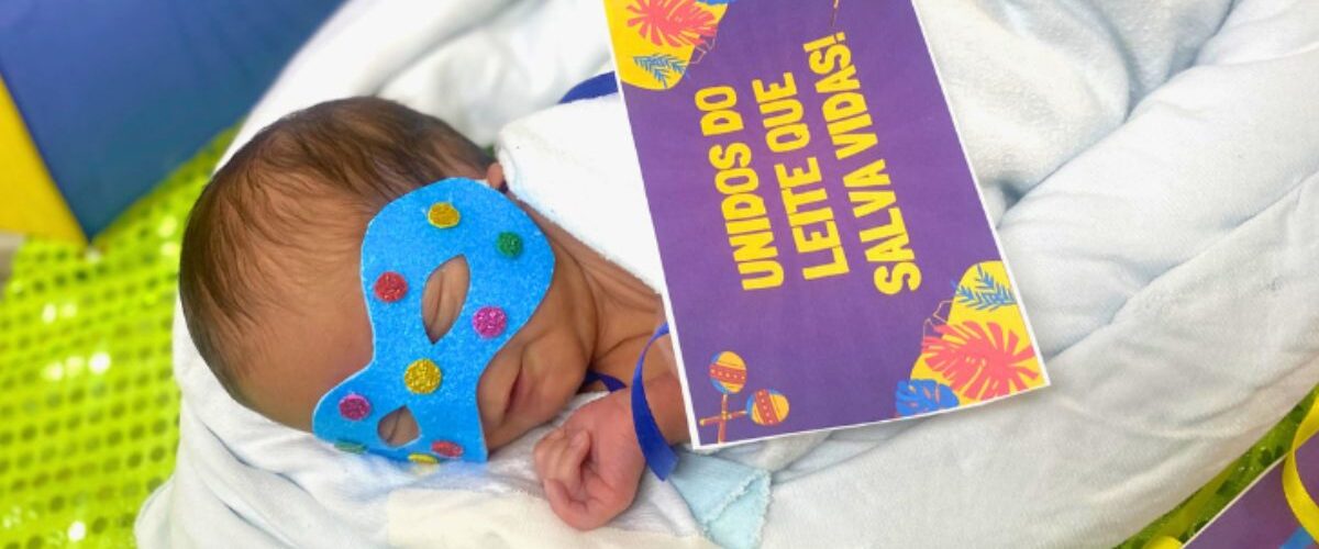 Unidos do “tetê”: ensaio carnavalesco com recém-nascidos no HRN destaca importância da doação de leite humano