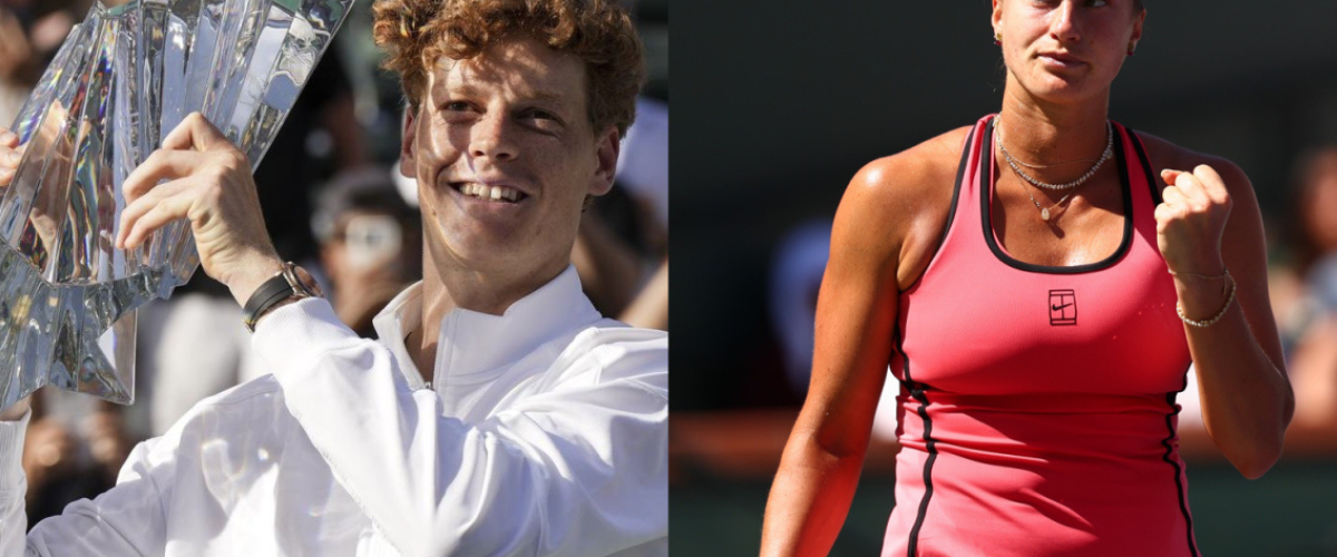 Tênis: Sinner e Sabalenka vencem Indian Wells