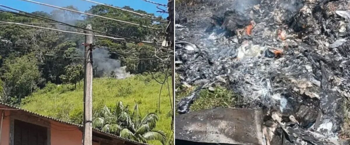Tragédia: Queda de avião mata dois no RJ