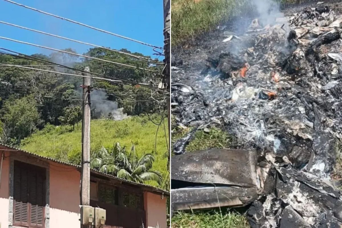 Tragédia: Queda de avião mata dois no RJ