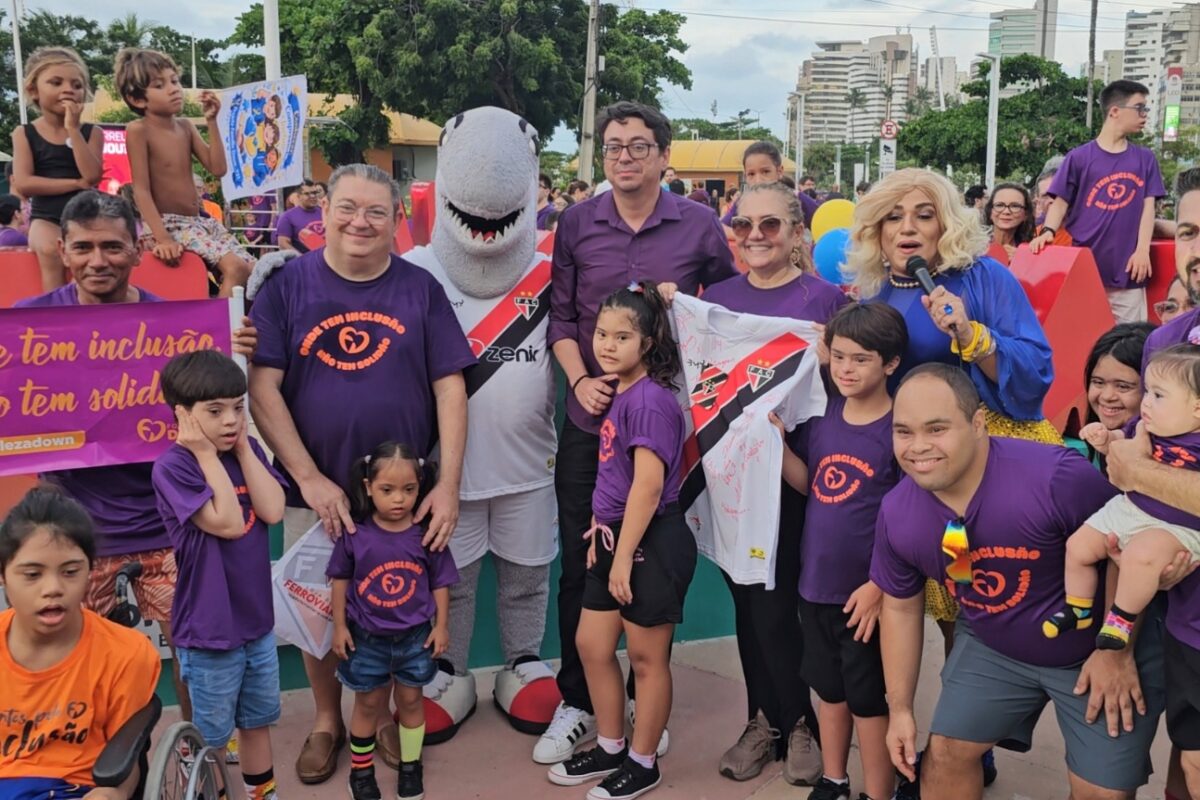 Inclusão: Fortaleza celebra inclusão com caminhada Down