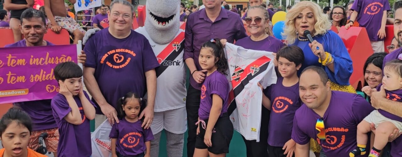 Inclusão: Fortaleza celebra inclusão com caminhada Down