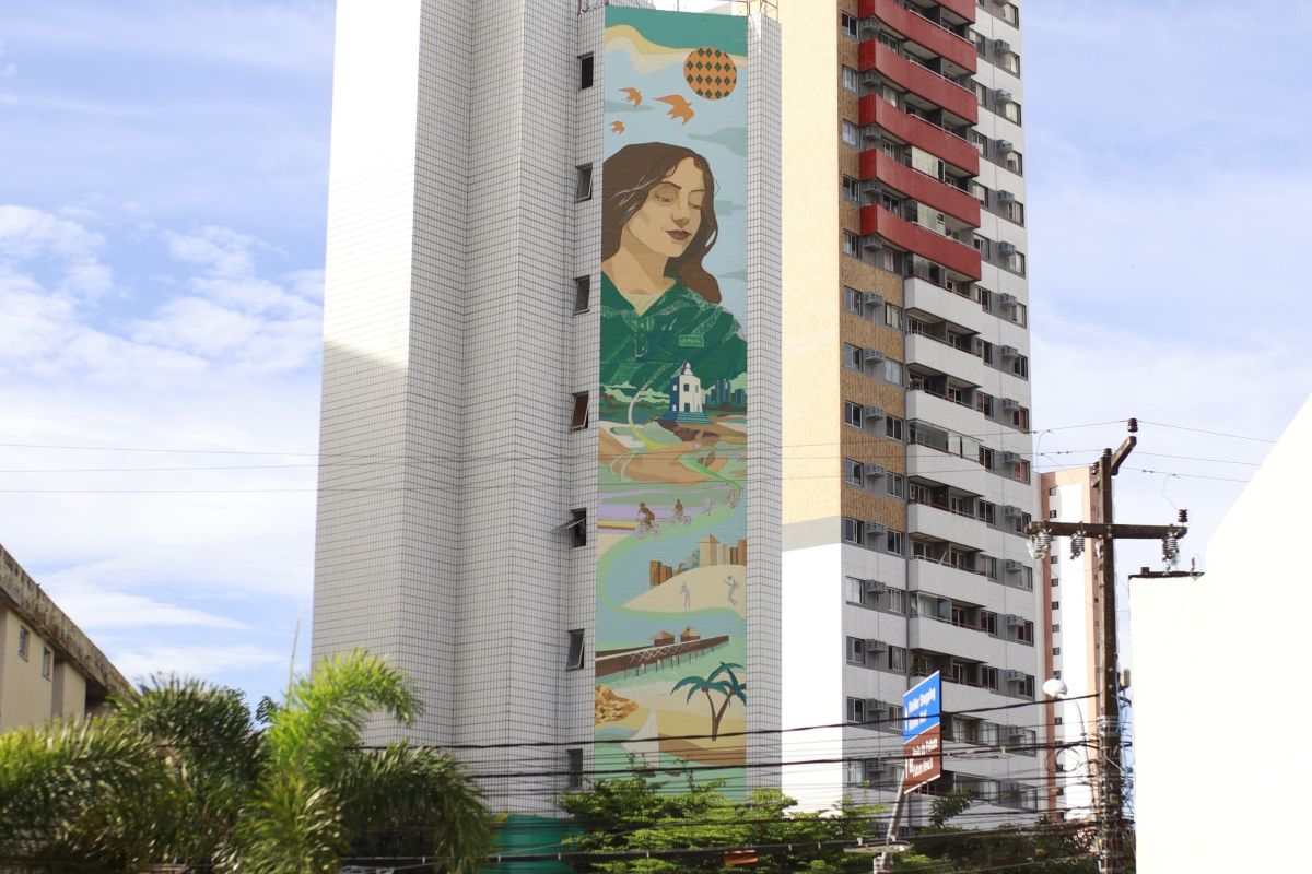 Cultura: Unimed inaugura mural pelos 300 anos de Fortaleza