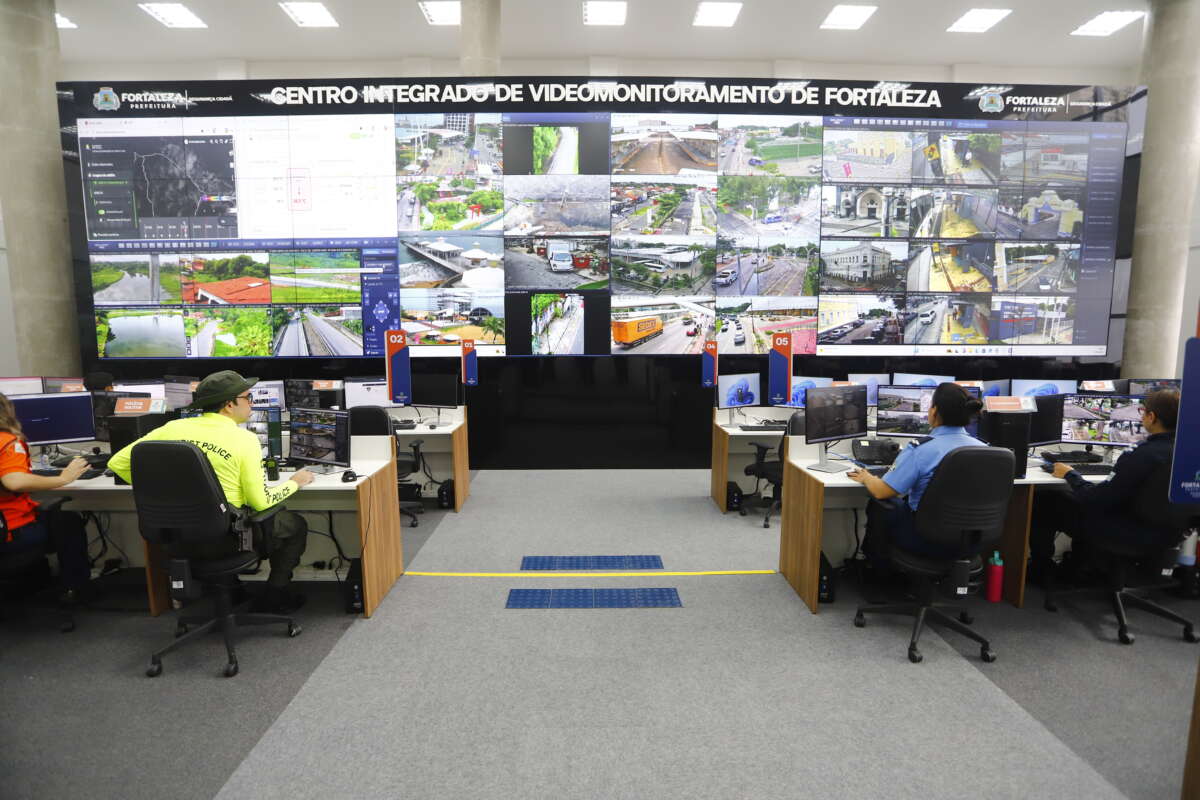 Cidades: Fortaleza ganha central com 7 mil câmeras