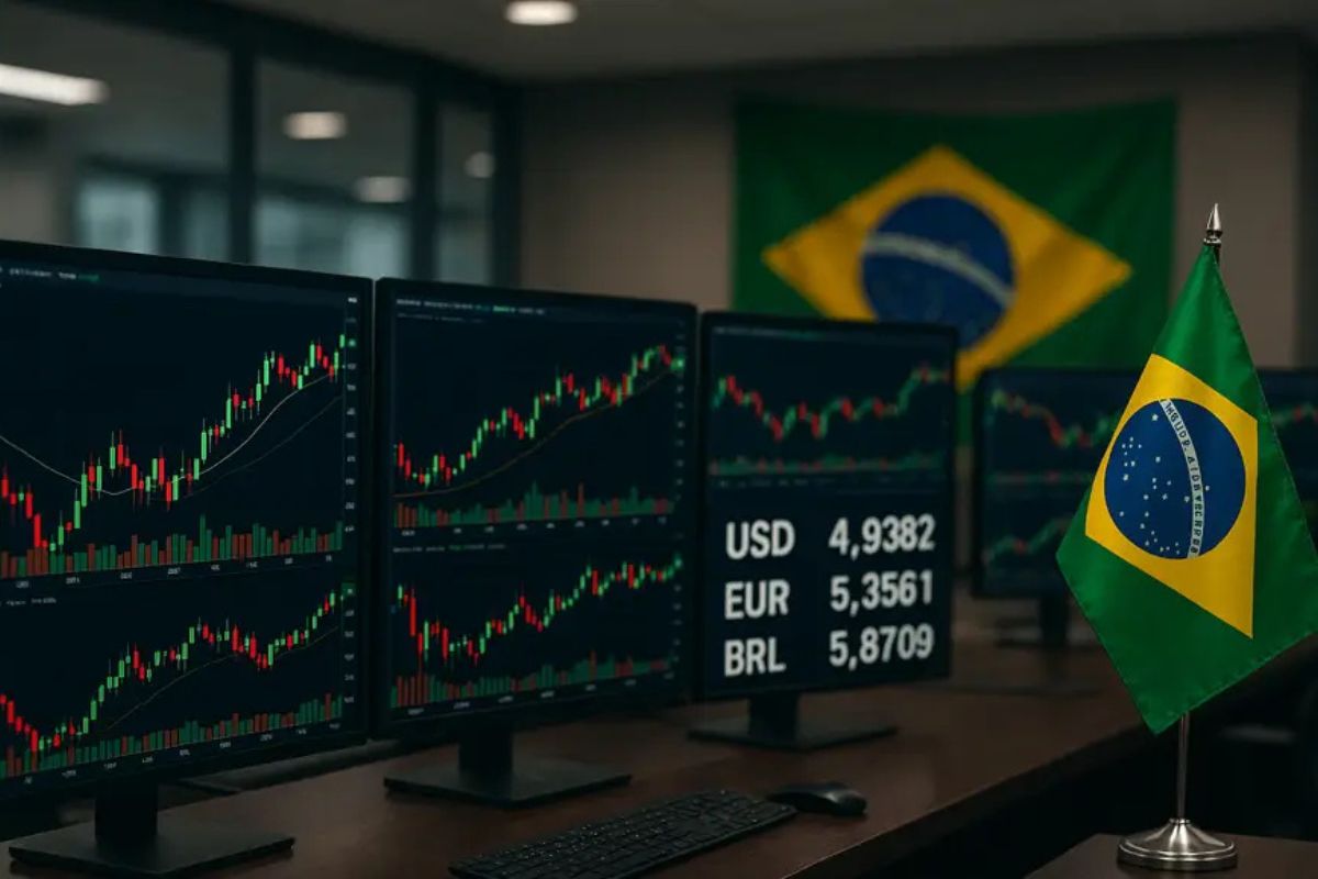 Mercado: Ibovespa bate recorde e dólar cai abaixo de R$ 5