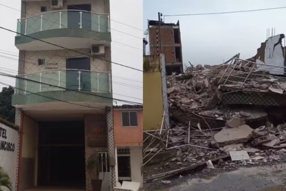 Tragédia: Desabamento de hotel deixa morto e feridos no CE