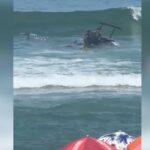 Acidente: Helicóptero cai na Barra e vítimas são salvas