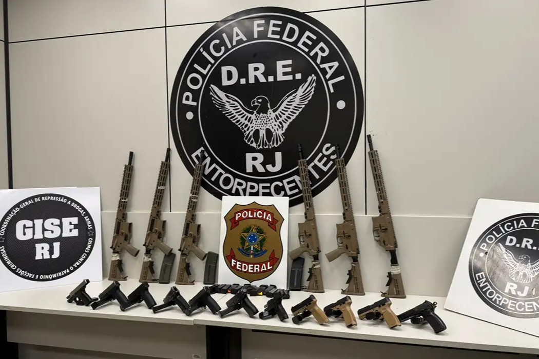 Segurança: PF apreende arsenal em ações na Via Dutra