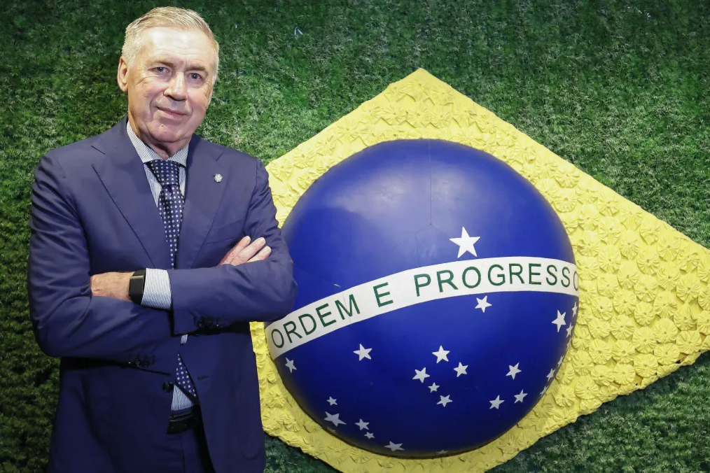 Ancelotti renova com o Brasil até 2030