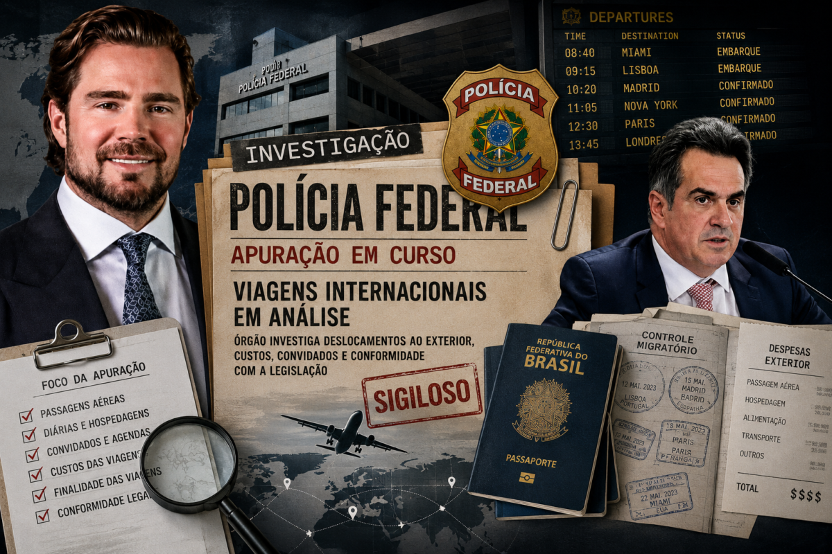 Política: PF aponta viagens pagas a Ciro Nogueira