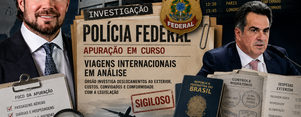 Política: PF aponta viagens pagas a Ciro Nogueira