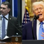 Flávio viaja aos EUA à espera de encontro com Trump
