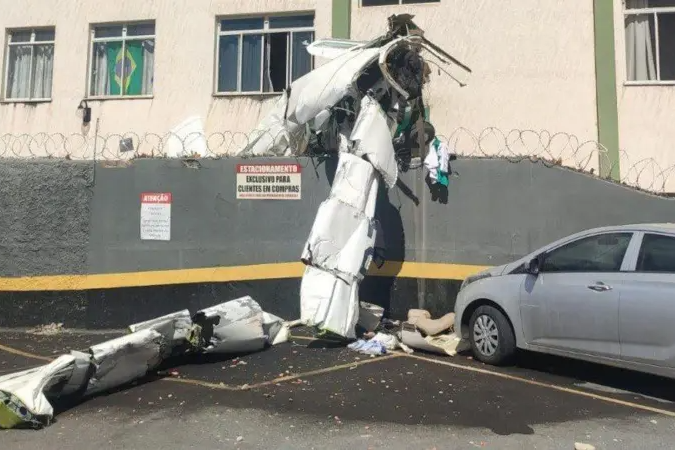 Queda de avião em BH veja dinâmica do acidente