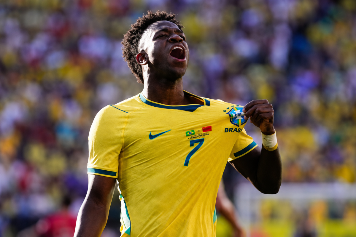 Copa: Brasil sofre, mas Vini Jr salva empate