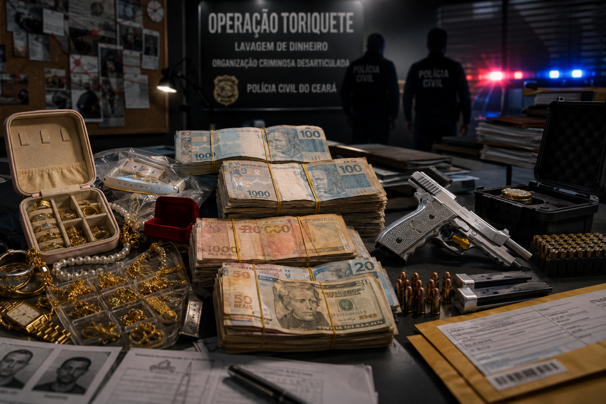 Polícia mira facção e lavagem bilionária
