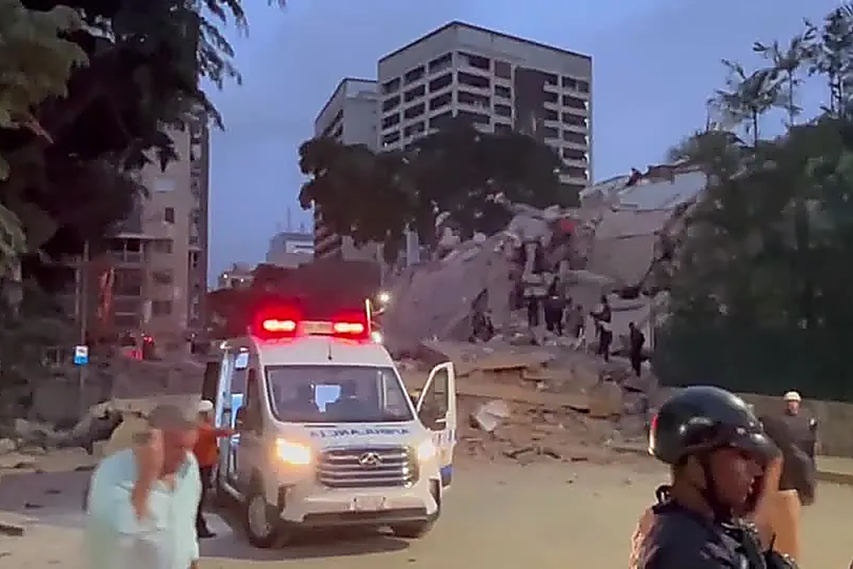Mortos em terremotos na Venezuela chegam a 188