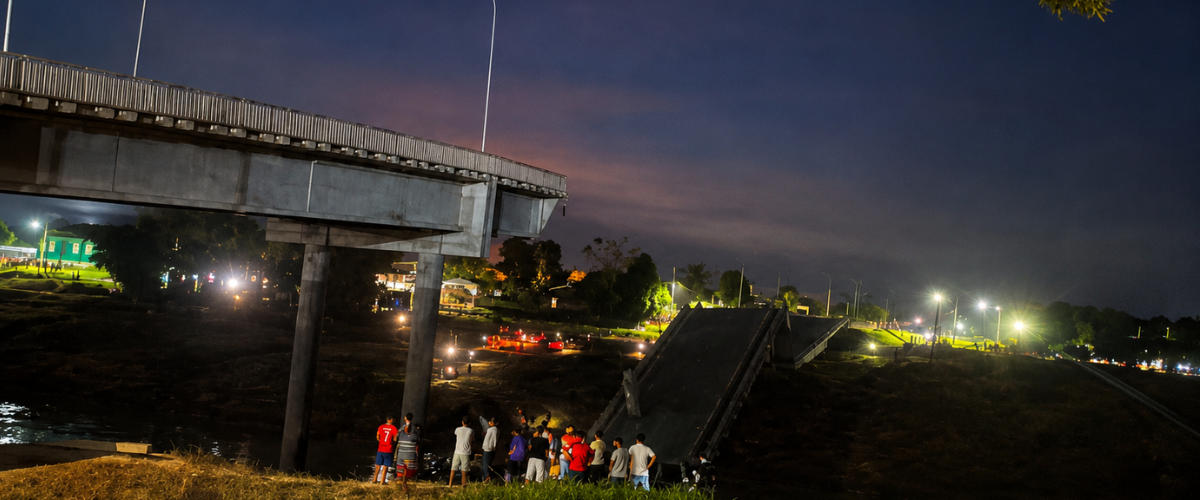 Acre: Ponte desaba e deixa feridos em Sena Madureira
