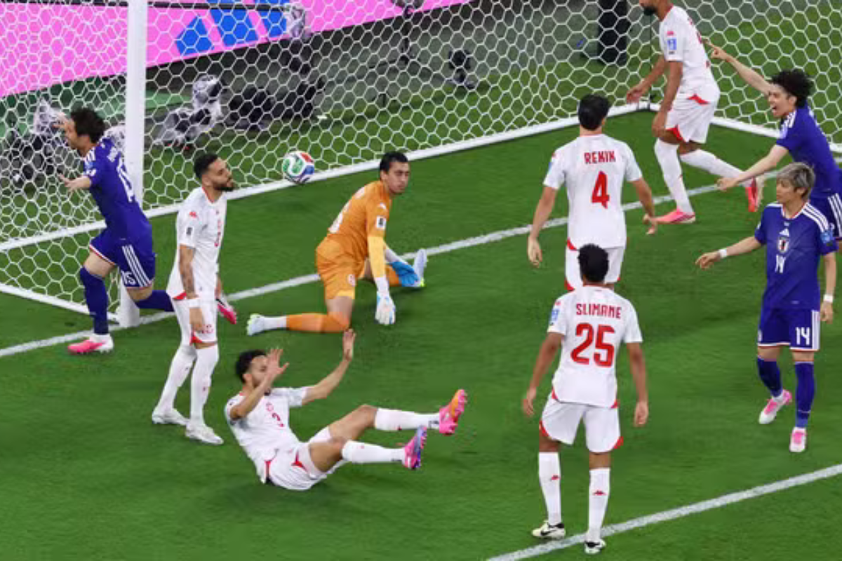 Copa: Japão goleia Tunísia em jogo histórico