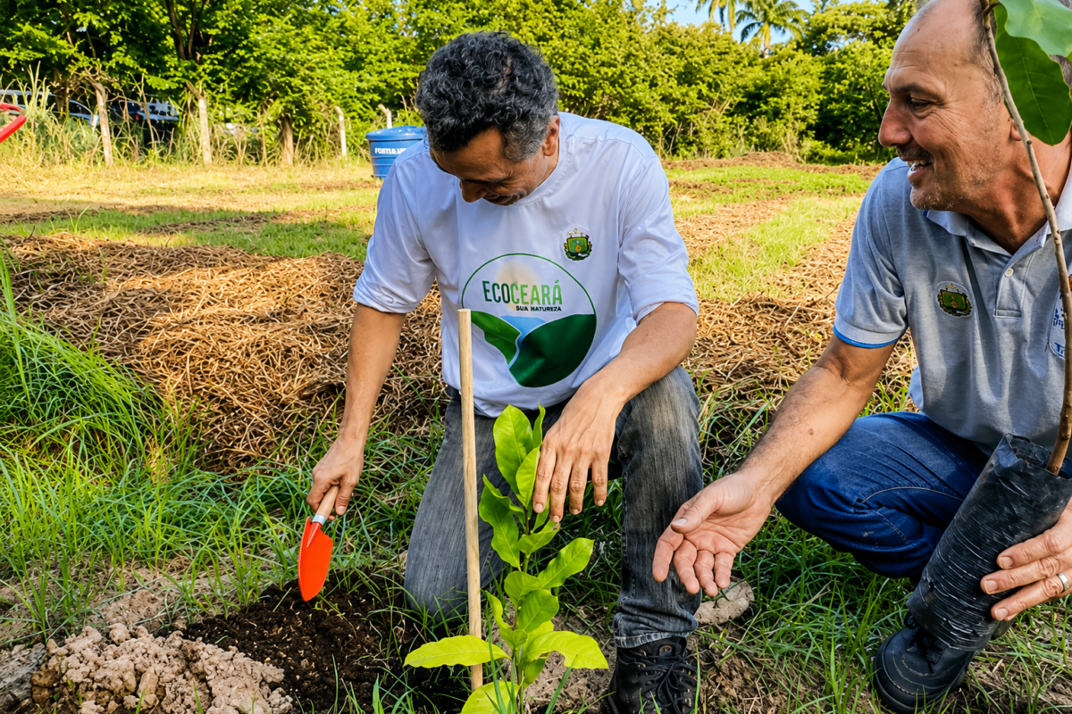 UFC inaugura jardim agroflorestal no Campus do Pici