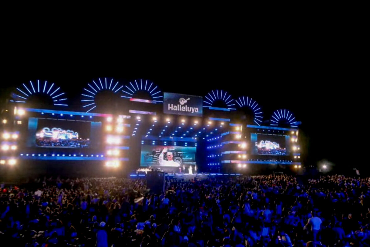 Festival Halleluya reúne mais de 1 milhão de pessoas