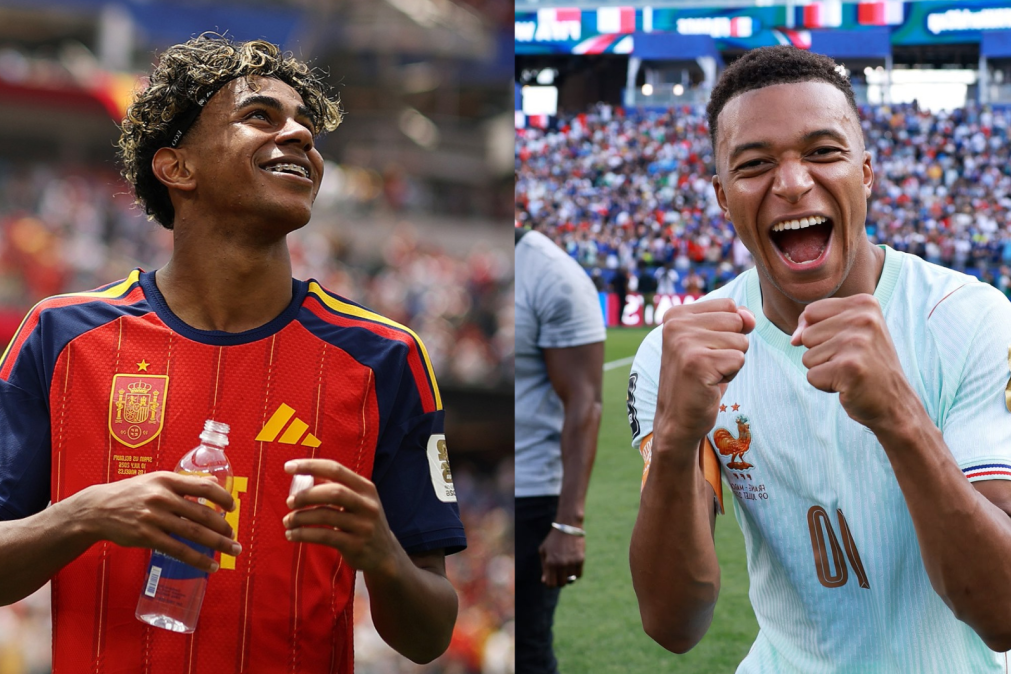 Lamine Yamal e Mbappé duelam por vaga na final