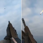 Guerra: Ucraniano derruba drones russos com fuzil