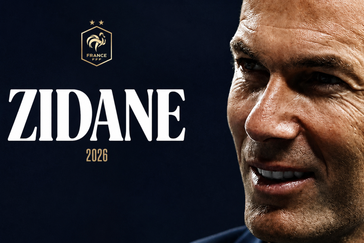 Zidane assume comando da seleção da França