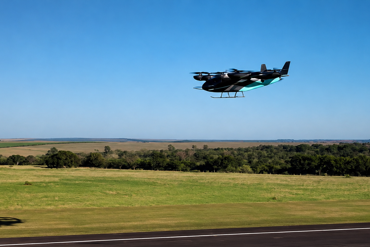 Tecnologia: Carro voador da Embraer avança em teste