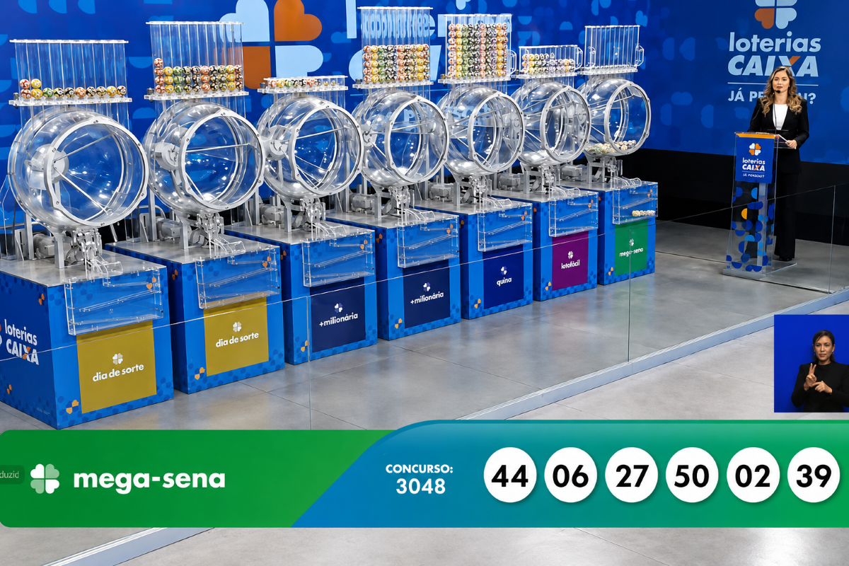 Loterias: Mega-Sena tem ganhador de R$ 57 milhões