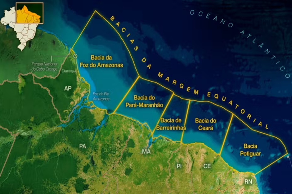 Petrobras prevê investir US$ 2,5 bilhões em 15 poços na Margem Equatorial