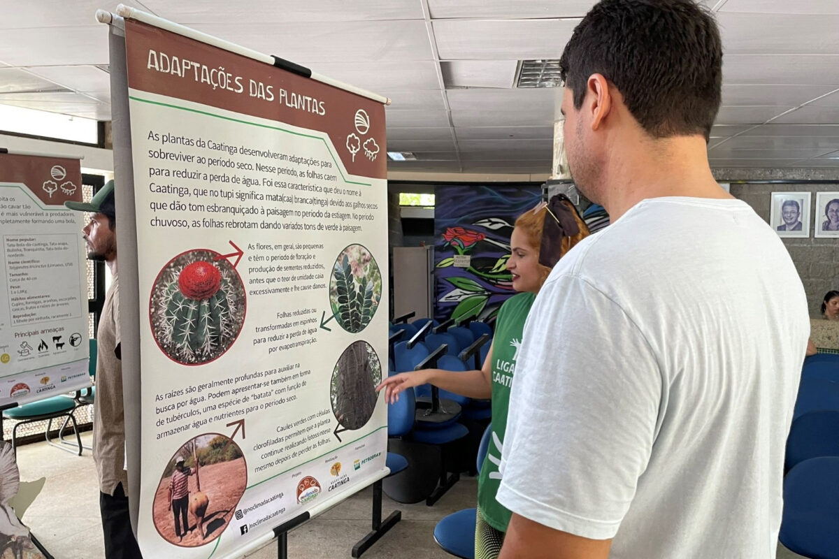 Voluntariado leva conhecimento sobre a Caatinga a estudantes