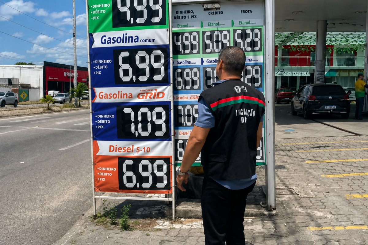 Fiscalização: Decon notifica 64 postos em Fortaleza