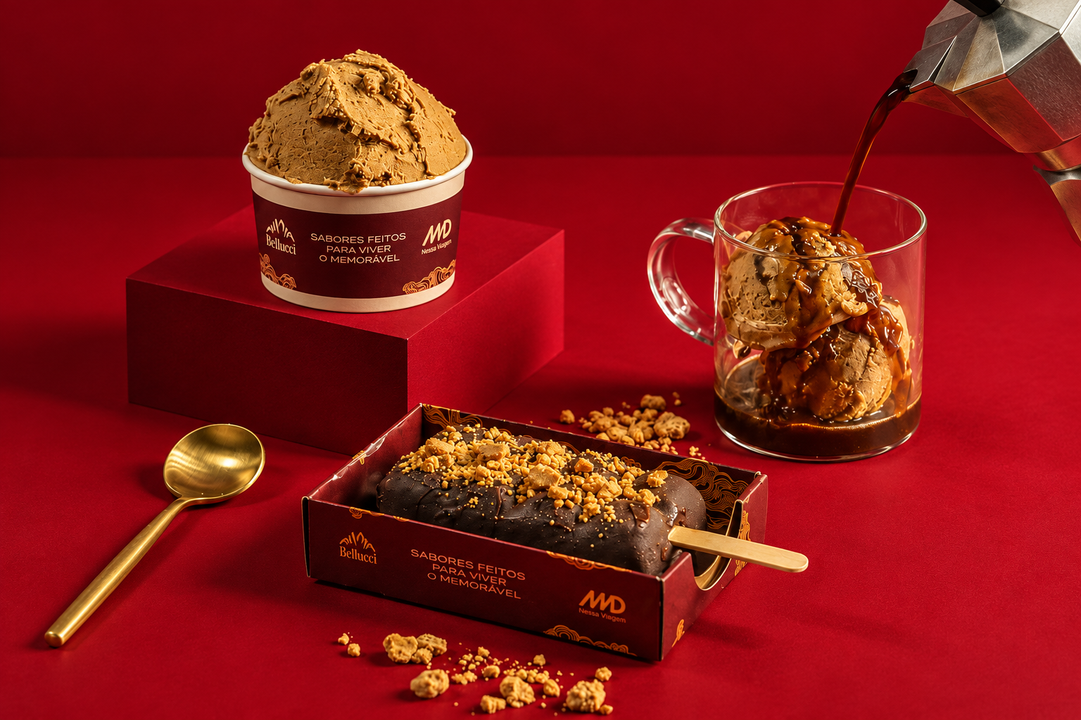 Experiência: Moura Dubeux e Bellucci lançam gelato autoral