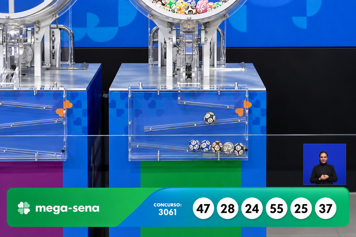 Loterias: Mega-Sena 3061 acumula prêmio de R$ 38 mi