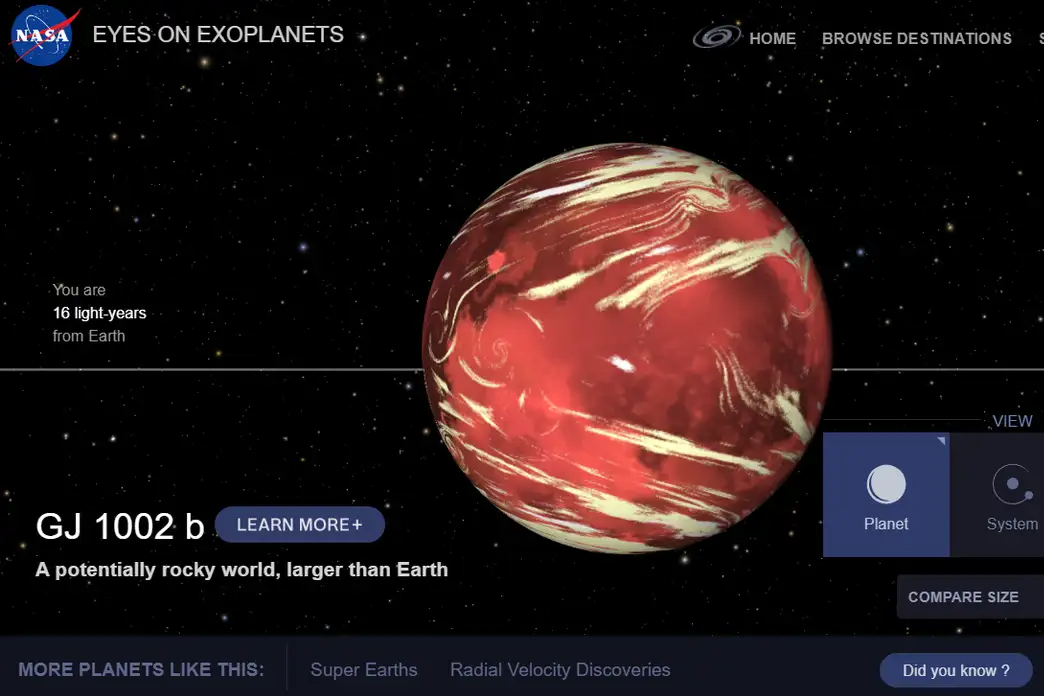Pesquisa identifica oito exoplanetas com potencial de vida