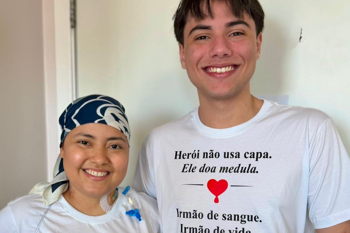 Transplante de medula óssea une irmãos em história de superação