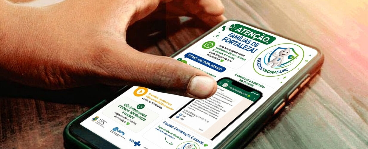 UFC leva informações sobre vacinação infantil pelo WhatsApp