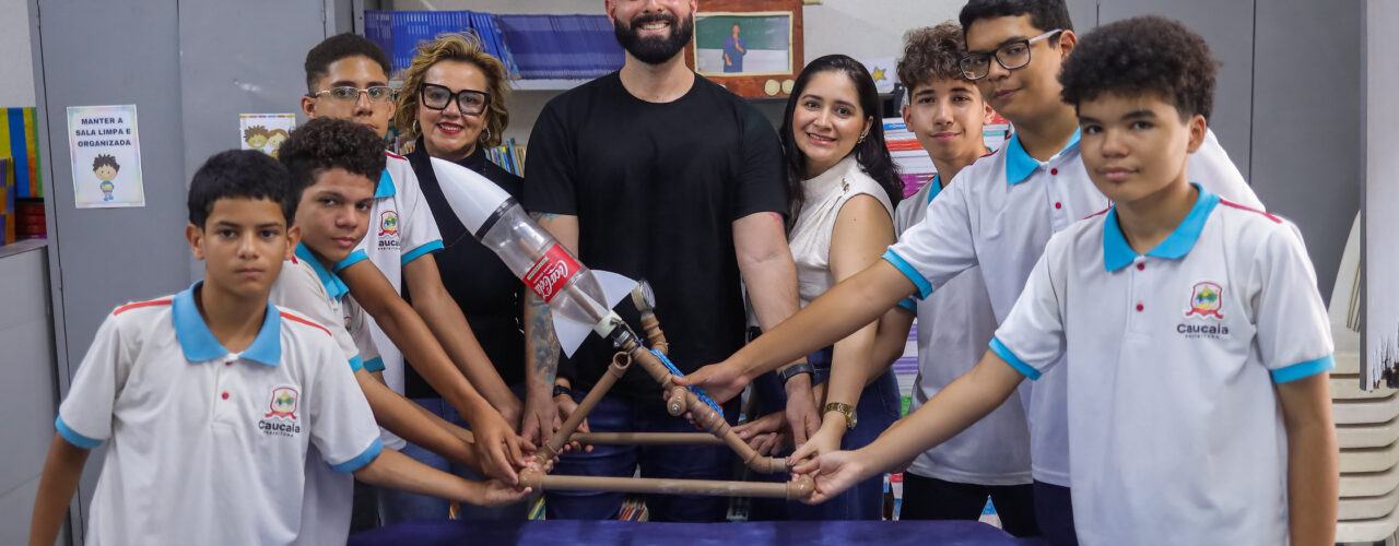 Alunos de Caucaia disputam etapa nacional de foguetes