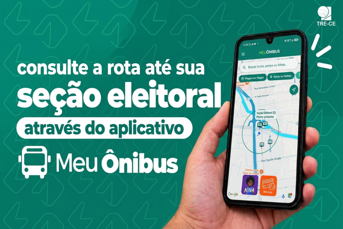 Aplicativo mostra rotas para locais de votação em Fortaleza