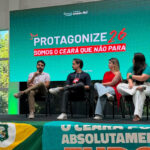 O empresário Bosco Nunes participou do PROTAGONIZE, iniciativa da FEJECE voltada à formação empreendedora e ao protagonismo jovem no Ceará.